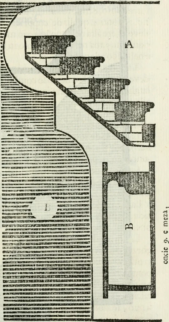 An illustration from La nuova architettura civile, e militare, 1717, leaf 114