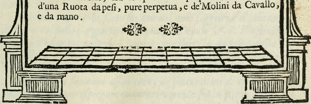 An illustration from La nuova architettura civile, e militare, 1717, leaf 12