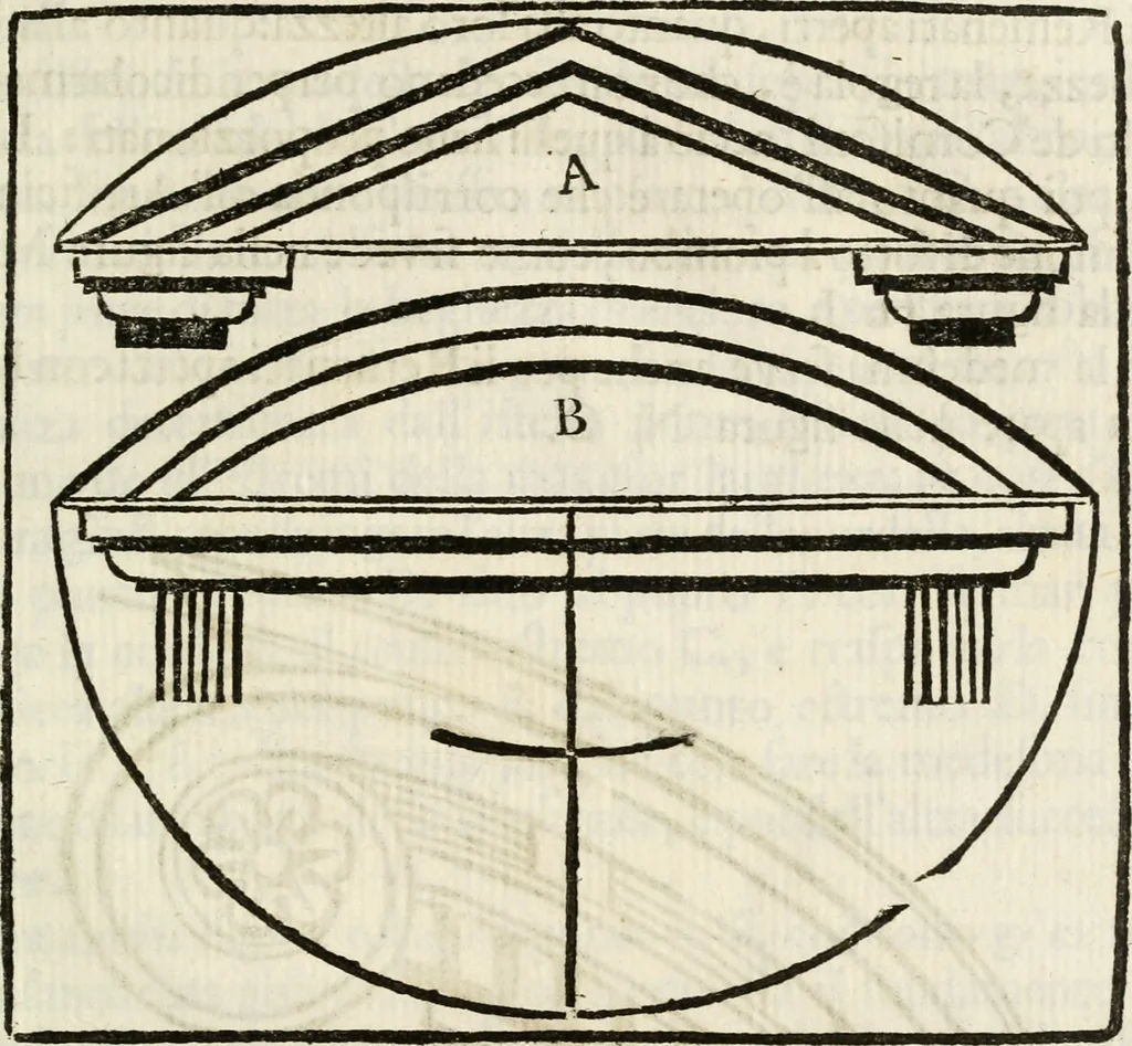 An illustration from La nuova architettura civile, e militare, 1717, leaf 156