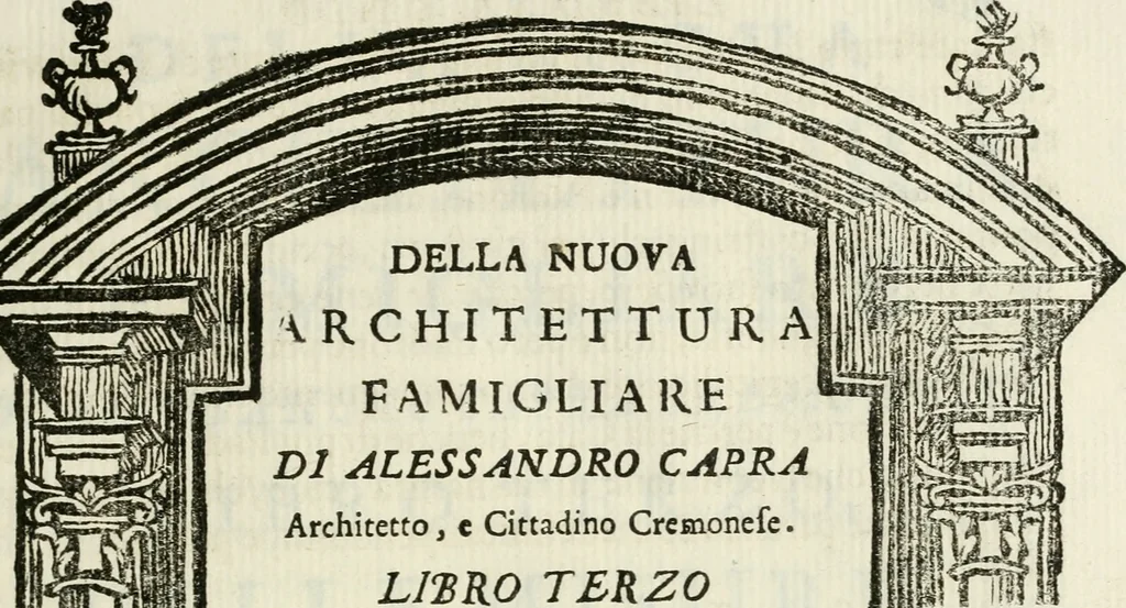 An illustration from La nuova architettura civile, e militare, 1717, leaf 170