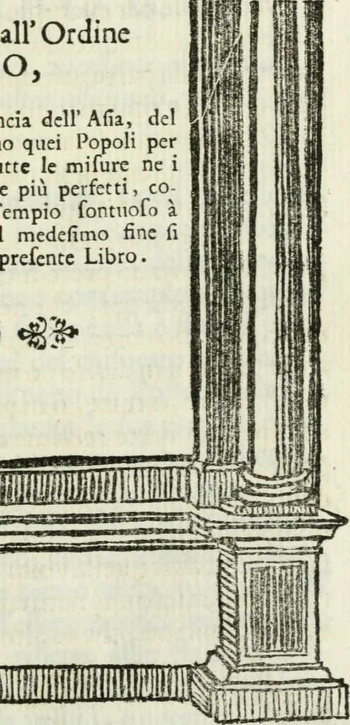 An illustration from La nuova architettura civile, e militare, 1717, leaf 170