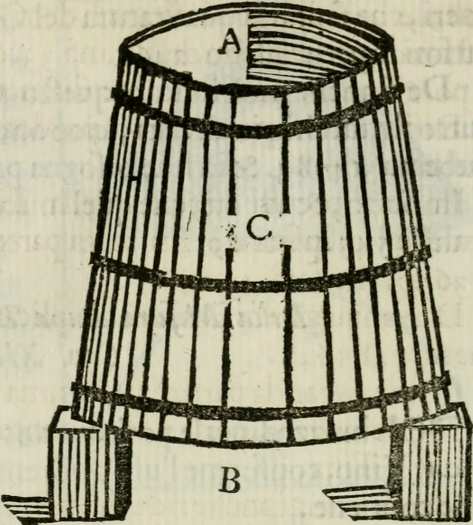 An illustration from La nuova architettura civile, e militare, 1717, leaf 201