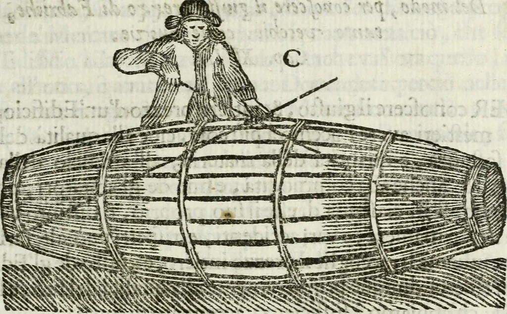 An illustration from La nuova architettura civile, e militare, 1717, leaf 206