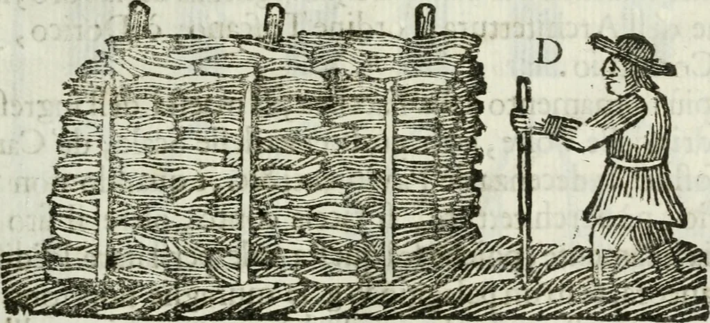 An illustration from La nuova architettura civile, e militare, 1717, leaf 206