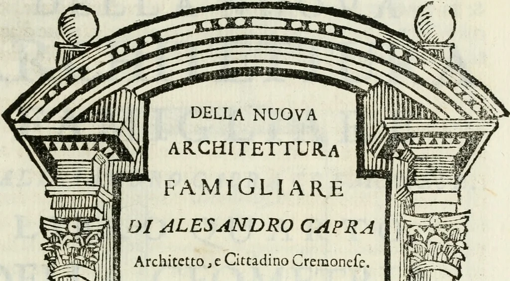 An illustration from La nuova architettura civile, e militare, 1717, leaf 216