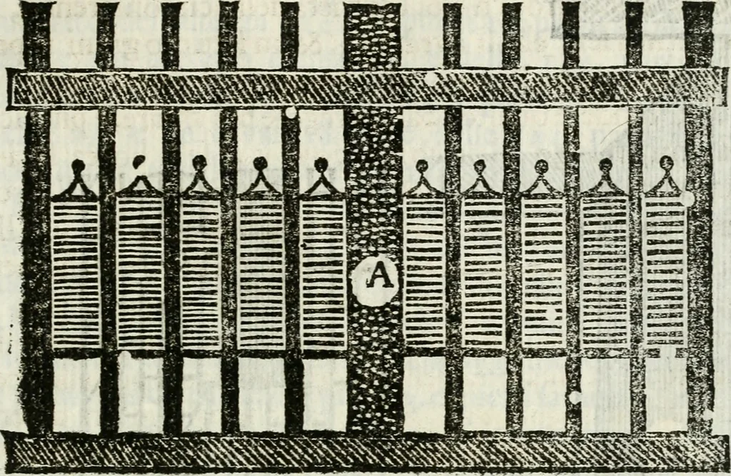 An illustration from La nuova architettura civile, e militare, 1717, leaf 256