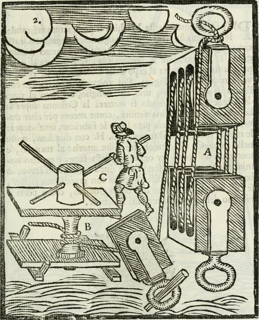 An illustration from La nuova architettura civile, e militare, 1717, leaf 290