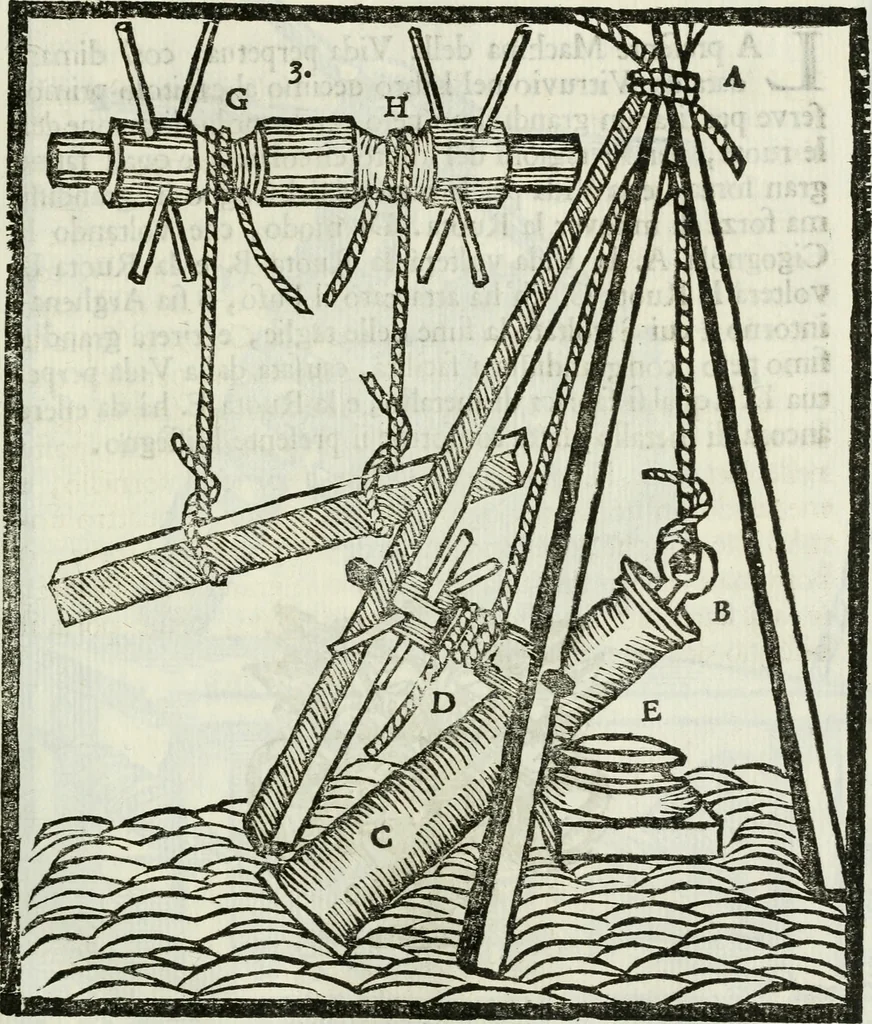 An illustration from La nuova architettura civile, e militare, 1717, leaf 292