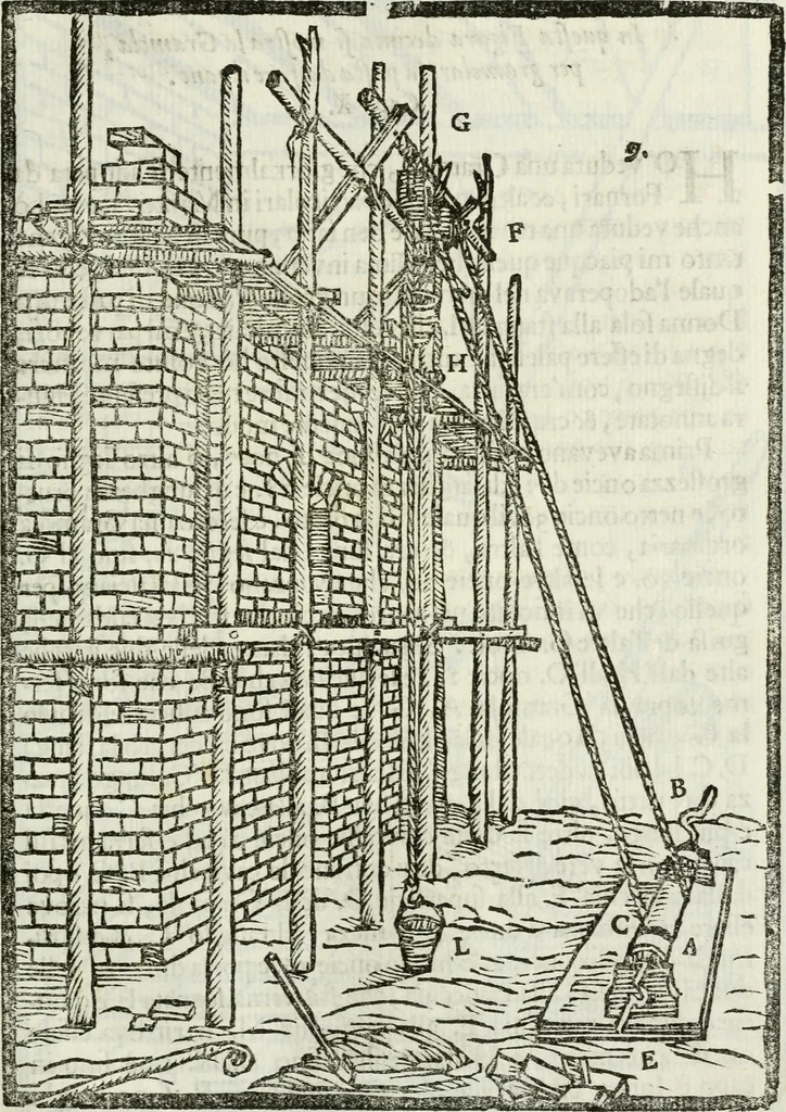 An illustration from La nuova architettura civile, e militare, 1717, leaf 304
