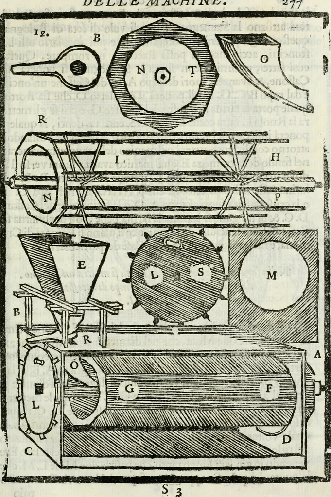An illustration from La nuova architettura civile, e militare, 1717, leaf 310