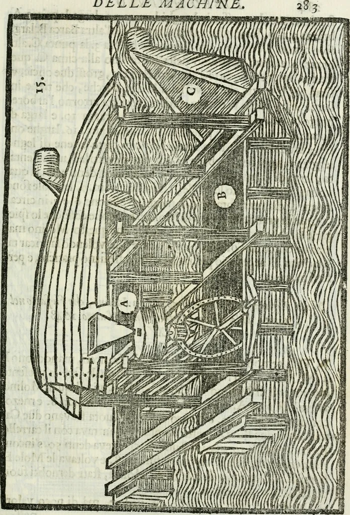 An illustration from La nuova architettura civile, e militare, 1717, leaf 316