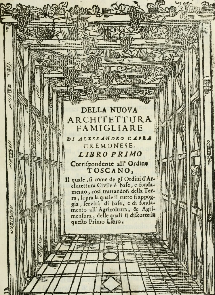 An illustration from La nuova architettura civile, e militare, 1717, leaf 32