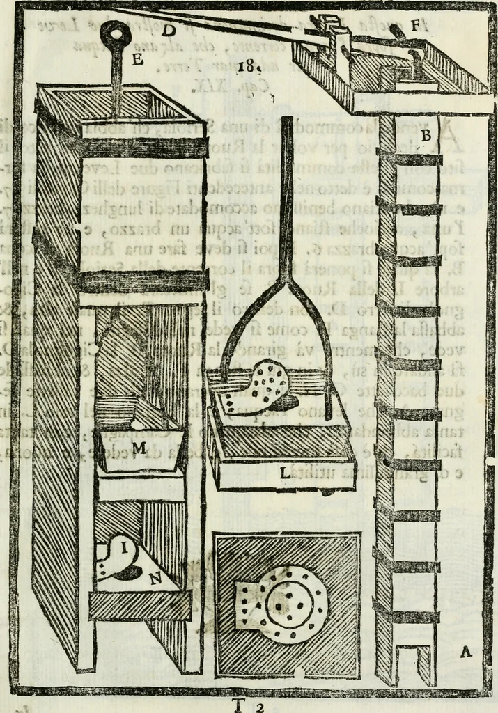 An illustration from La nuova architettura civile, e militare, 1717, leaf 324