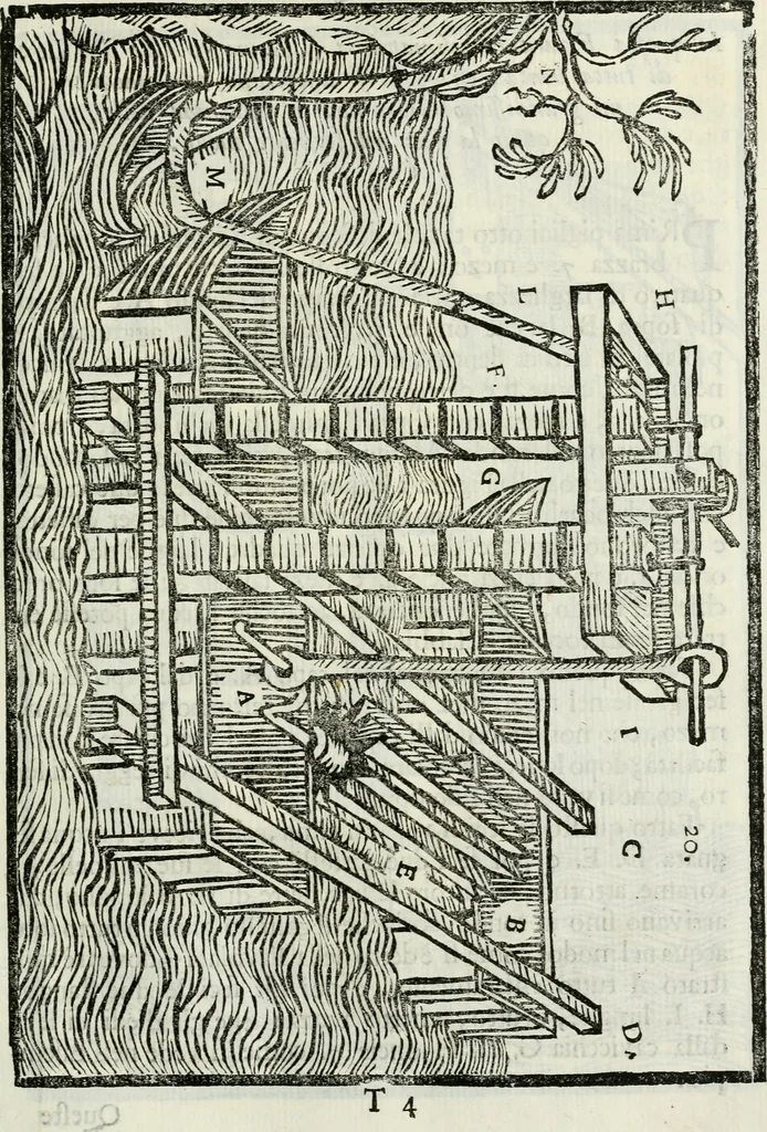 An illustration from La nuova architettura civile, e militare, 1717, leaf 328