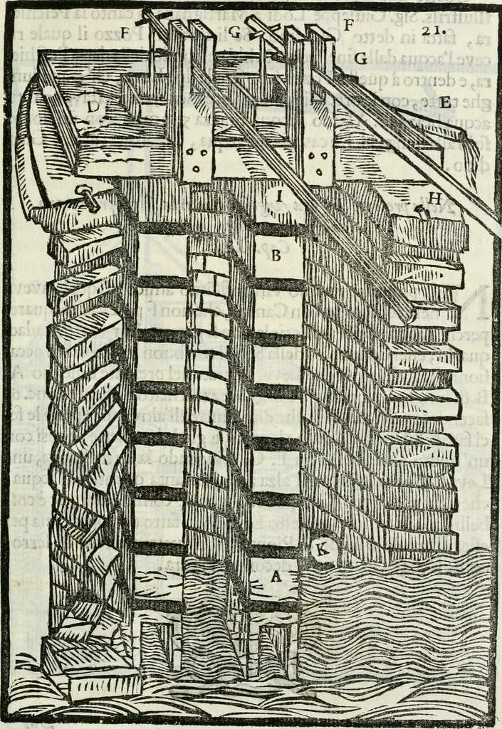 An illustration from La nuova architettura civile, e militare, 1717, leaf 330