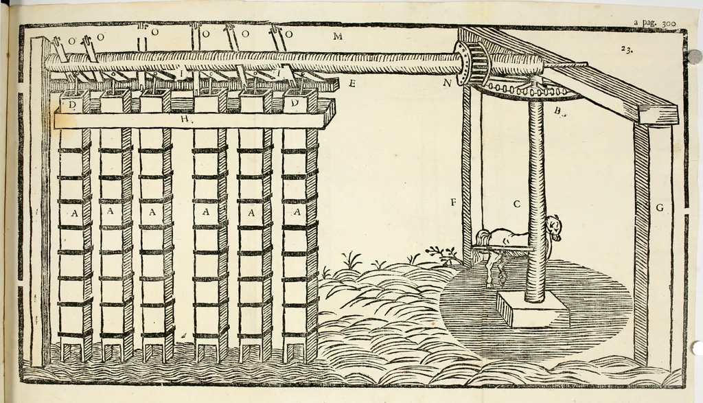 An illustration from La nuova architettura civile, e militare, 1717, leaf 335