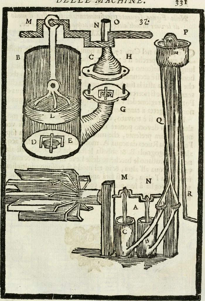 An illustration from La nuova architettura civile, e militare, 1717, leaf 366