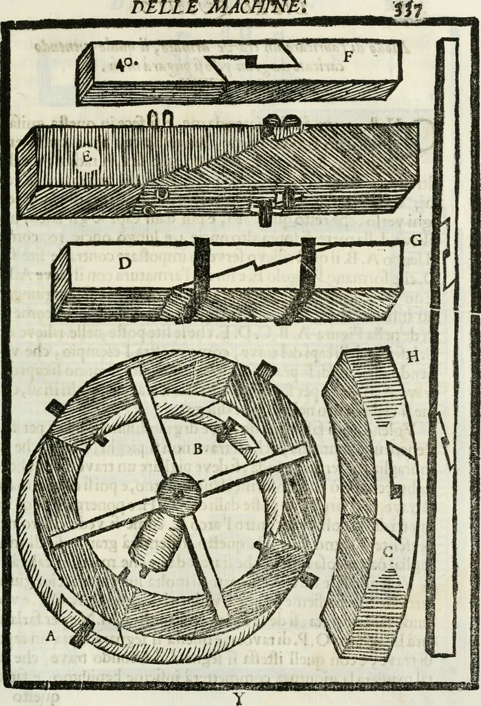 An illustration from La nuova architettura civile, e militare, 1717, leaf 372