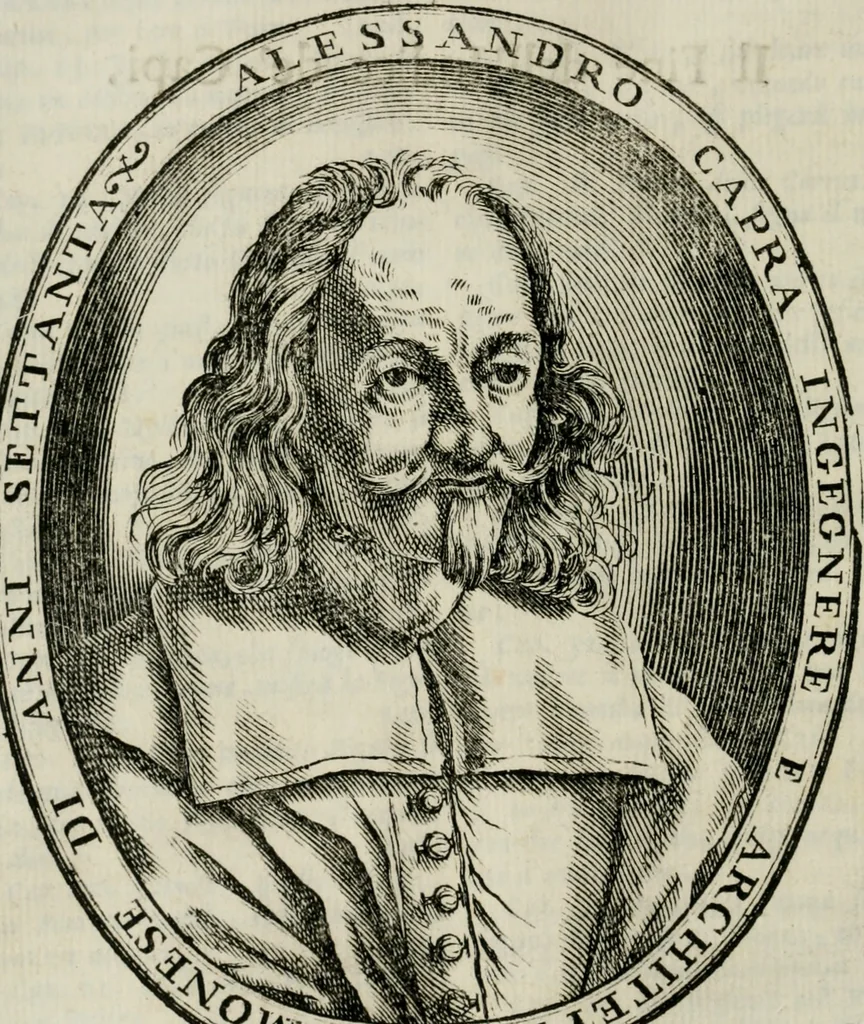 An illustration from La nuova architettura civile, e militare, 1717, leaf 403