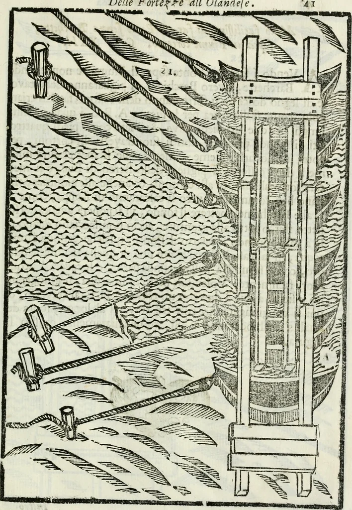An illustration from La nuova architettura civile, e militare, 1717, leaf 446