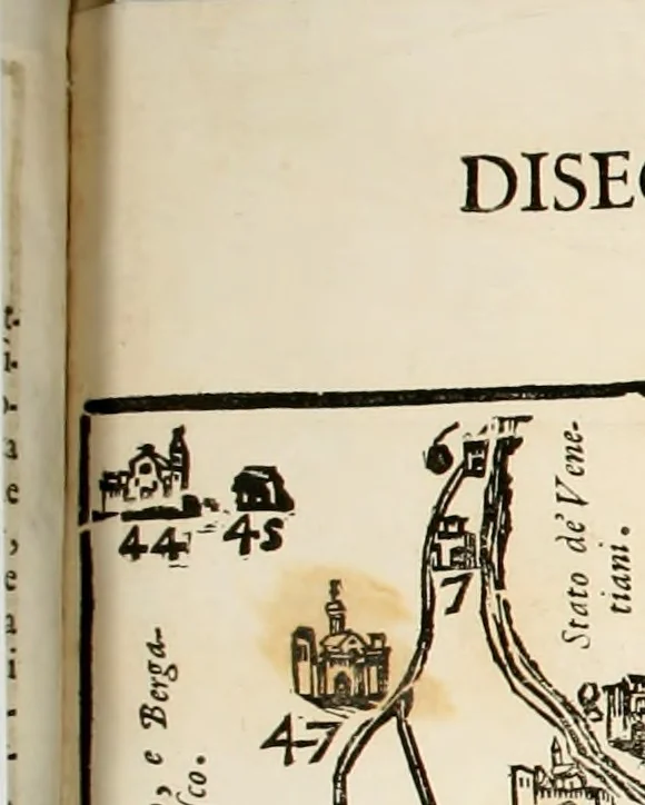 An illustration from La nuova architettura civile, e militare, 1717, leaf 477