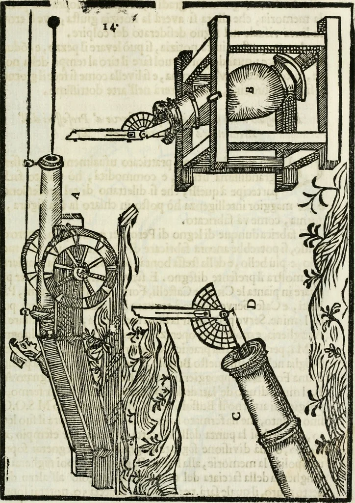 An illustration from La nuova architettura civile, e militare, 1717, leaf 484