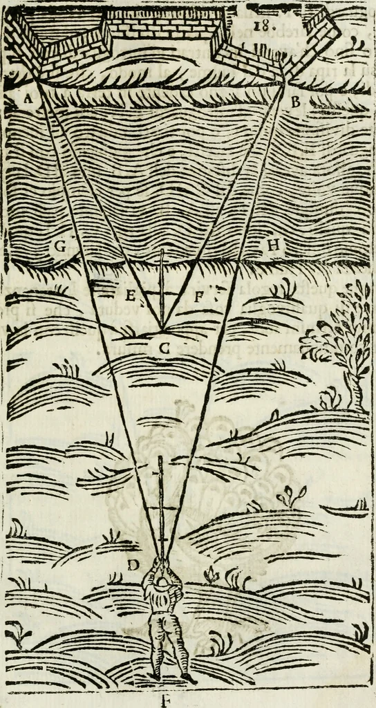 An illustration from La nuova architettura civile, e militare, 1717, leaf 492