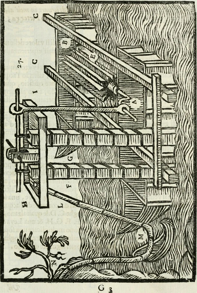 An illustration from La nuova architettura civile, e militare, 1717, leaf 512