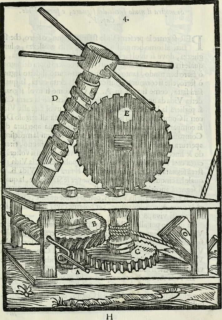 An illustration from La nuova architettura civile, e militare, 1717, leaf 526