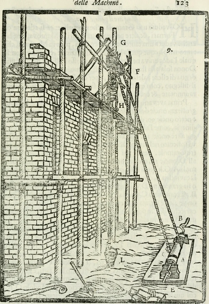 An illustration from La nuova architettura civile, e militare, 1717, leaf 536