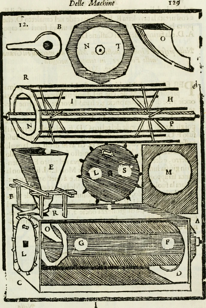 An illustration from La nuova architettura civile, e militare, 1717, leaf 542