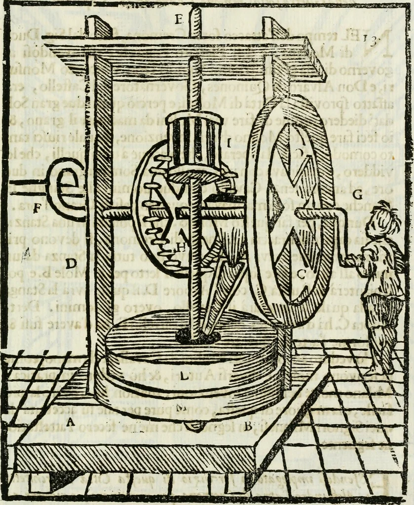 An illustration from La nuova architettura civile, e militare, 1717, leaf 544