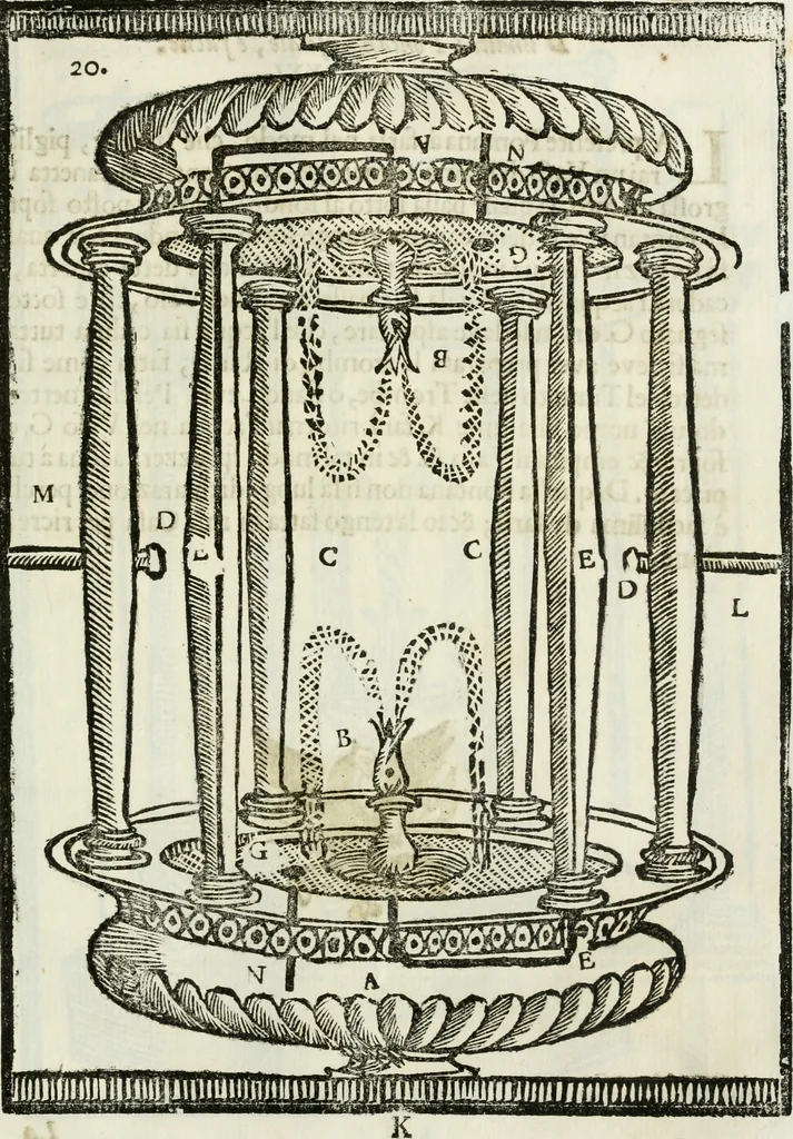 An illustration from La nuova architettura civile, e militare, 1717, leaf 558