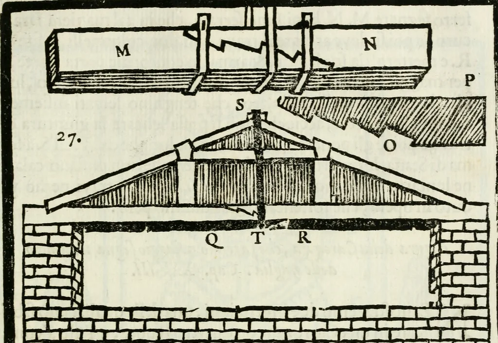 An illustration from La nuova architettura civile, e militare, 1717, leaf 572