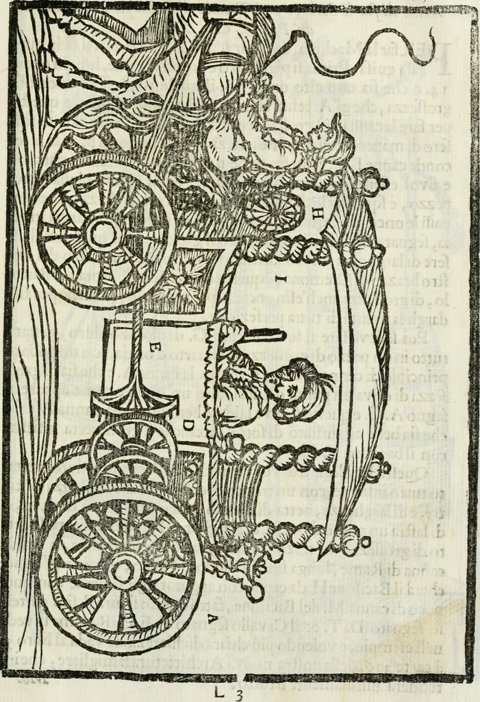 An illustration from La nuova architettura civile, e militare, 1717, leaf 578