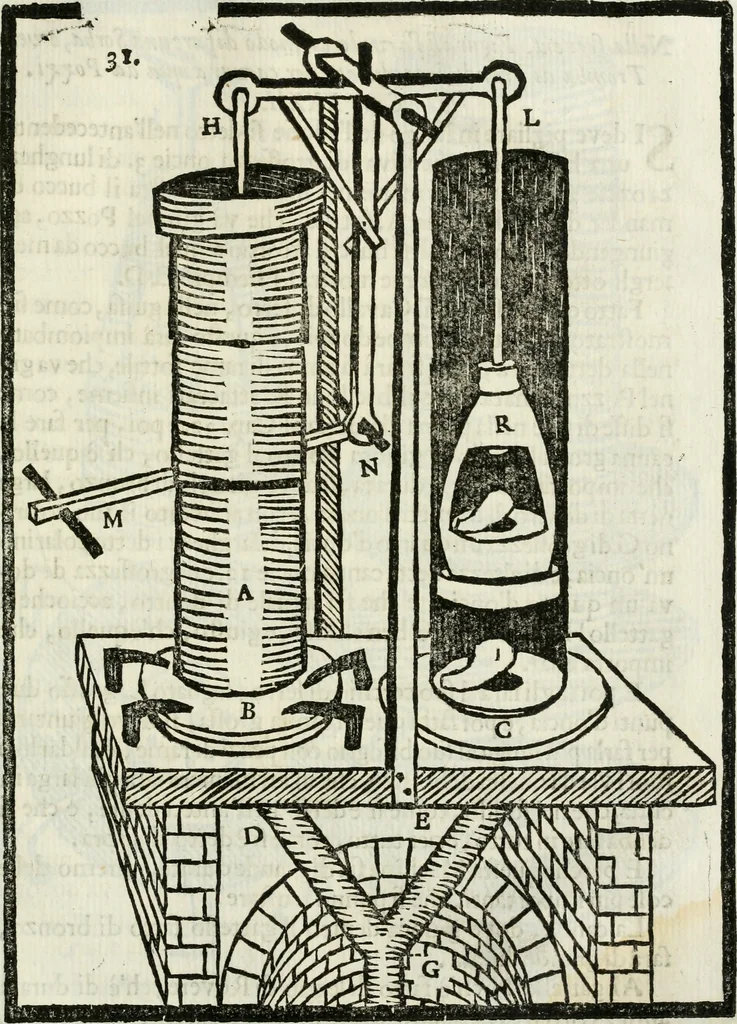 An illustration from La nuova architettura civile, e militare, 1717, leaf 582