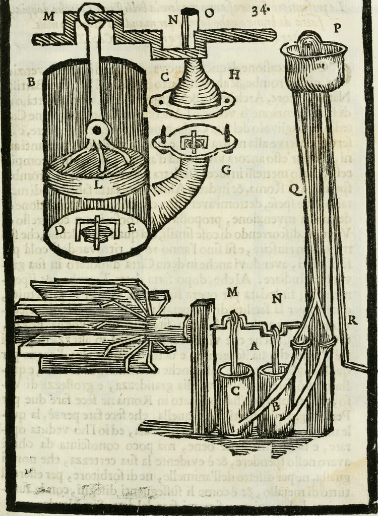 An illustration from La nuova architettura civile, e militare, 1717, leaf 588