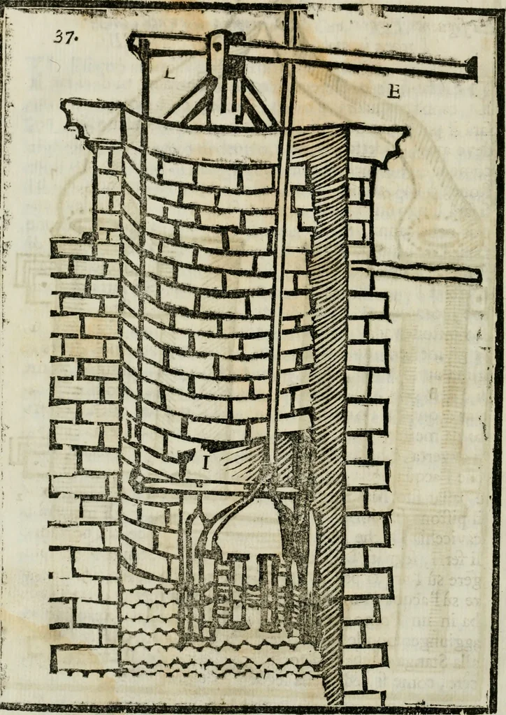 An illustration from La nuova architettura civile, e militare, 1717, leaf 593