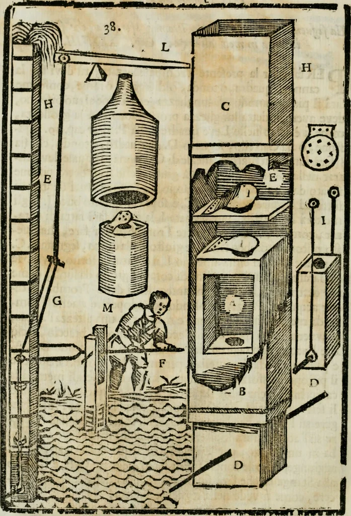 An illustration from La nuova architettura civile, e militare, 1717, leaf 595