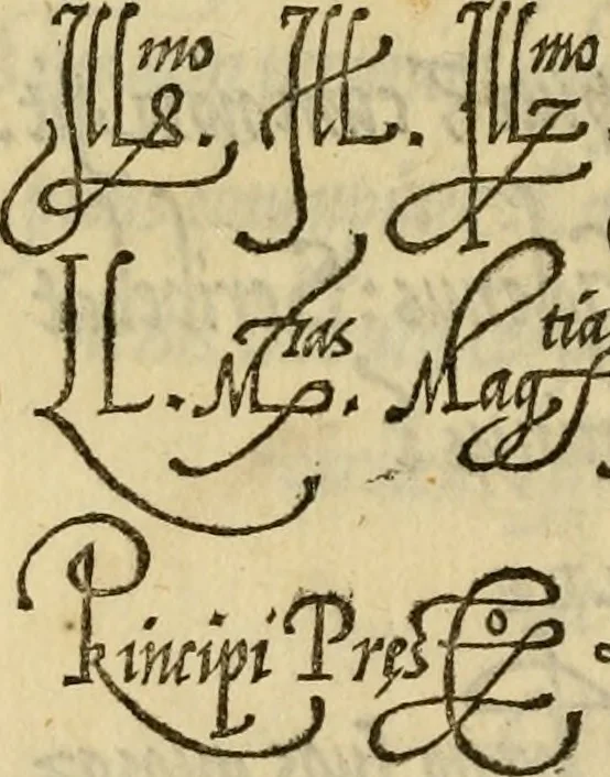 An illustration from La operina di Ludouico Vicentino, da imparare di scriuere littera cancellarescha, 1524, leaf 33