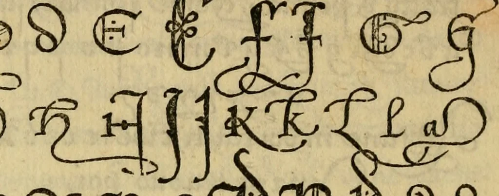 An illustration from La operina di Ludouico Vicentino, da imparare di scriuere littera cancellarescha, 1524, leaf 47