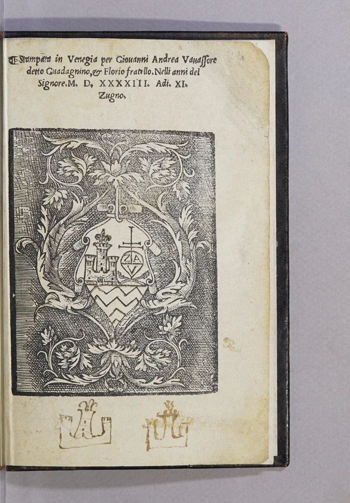 An illustration from La pazzia, 1543, leaf 53