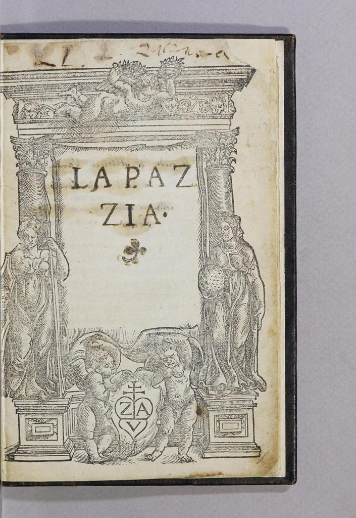 An illustration from La pazzia, 1543, leaf 7
