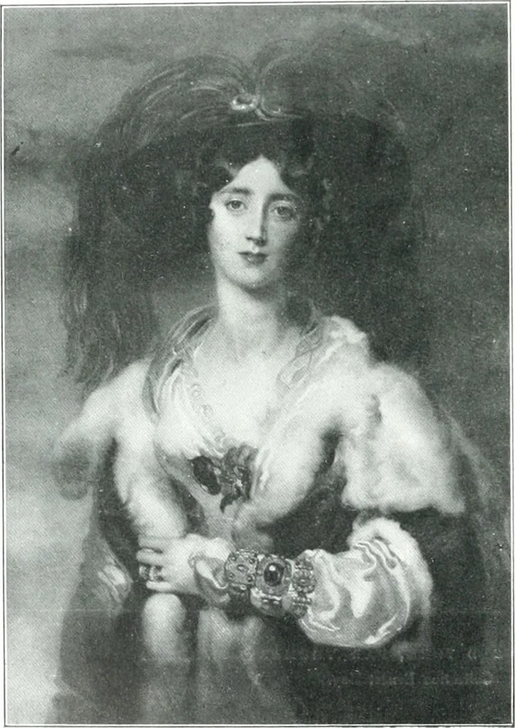 An illustration from La peinture anglaise de ses origines a nos jours, 1908, leaf 105