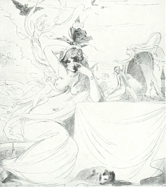 An illustration from La peinture anglaise de ses origines a nos jours, 1908, leaf 118