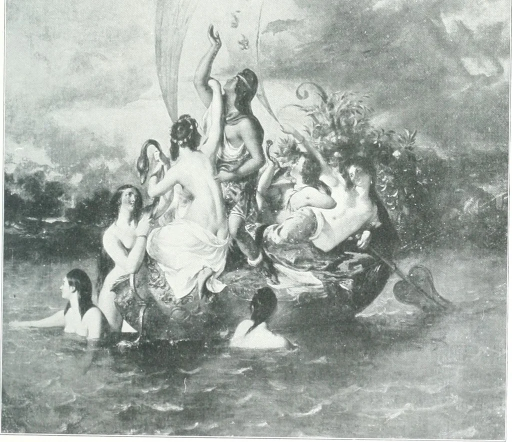 An illustration from La peinture anglaise de ses origines a nos jours, 1908, leaf 124