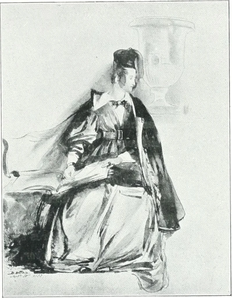 An illustration from La peinture anglaise de ses origines a nos jours, 1908, leaf 136