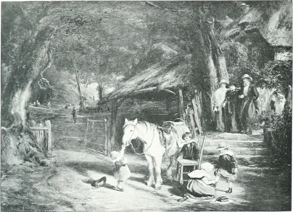 An illustration from La peinture anglaise de ses origines a nos jours, 1908, leaf 144