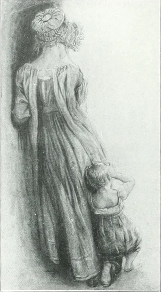 An illustration from La peinture anglaise de ses origines a nos jours, 1908, leaf 153