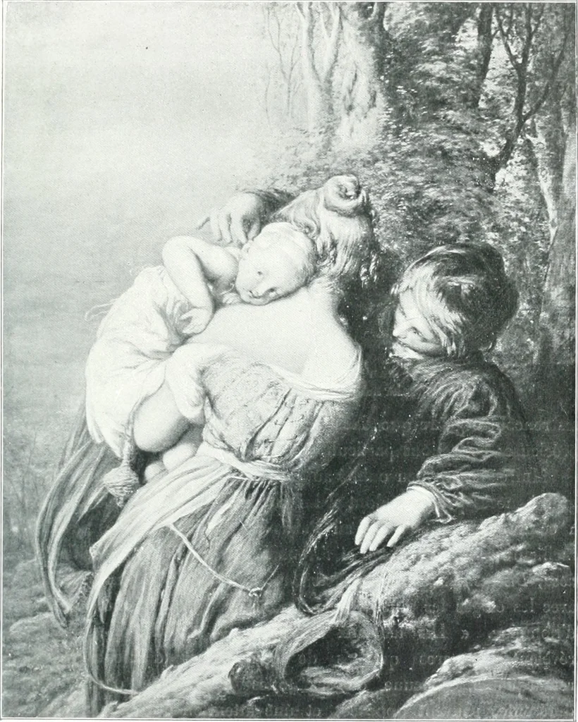 An illustration from La peinture anglaise de ses origines a nos jours, 1908, leaf 154